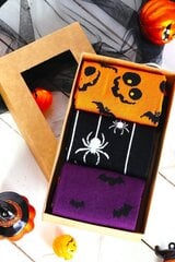 Подарочный набор на Хэллоуин из 3 пар хлопковых носков FLYING BAT цена и информация | Мужские носки | kaup24.ee