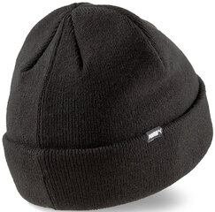 Puma Кепки Classic Cuff Beanie Pu Black 023434 01 цена и информация | Мужские шарфы, шапки, перчатки | kaup24.ee