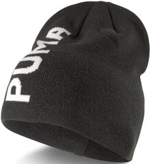 Шапка Puma Ess Classic Cuffless Beanie Black 023433 01 цена и информация | Мужские шарфы, шапки, перчатки | kaup24.ee