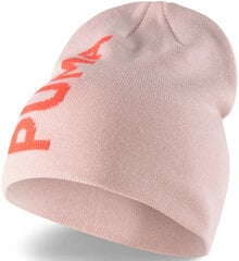 Puma Кепки Ess Classic Cuffless Beanie Pink 023433 04 цена и информация | Мужские шарфы, шапки, перчатки | kaup24.ee