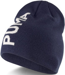 Puma Кепки Ess Classic Cuffless Beanie Blue 023433 02 цена и информация | Мужские шарфы, шапки, перчатки | kaup24.ee