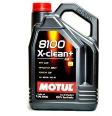 Õli Motul 8100 X-Clean+ 5W30, 5L hind ja info | Mootoriõlid | kaup24.ee