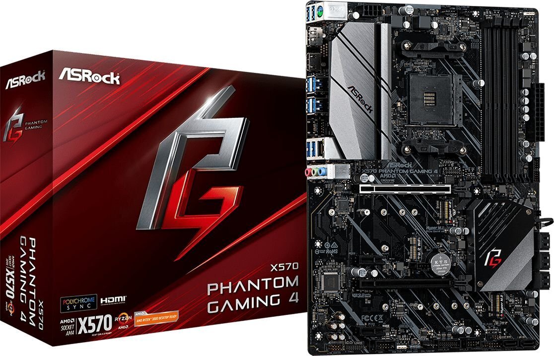 ASRock X570 Phantom Gaming 4 hind ja info | Emaplaadid | kaup24.ee