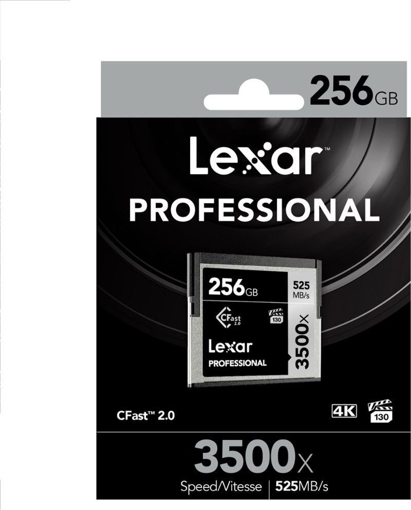 Lexar mälukaart CFast 256GB Pro 3500X VPG-130 R525/W445 hind ja info | Fotoaparaatide mälukaardid | kaup24.ee