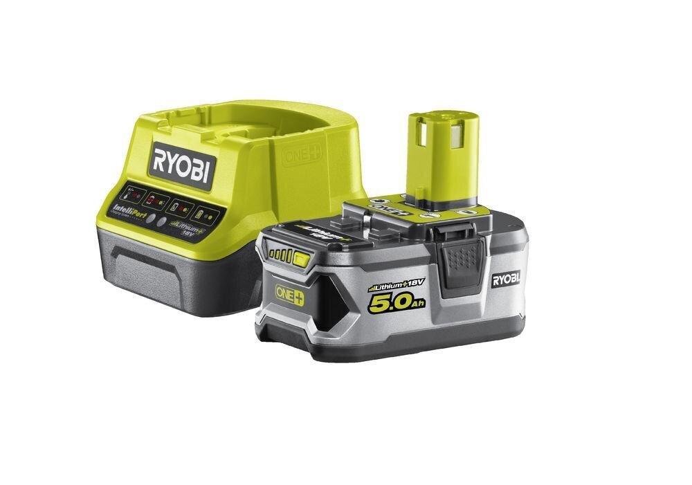 Li-ion+ aku Ryobi 18 V / 5,0 Ah + laadija (2,0 Amp/h) цена и информация | Akutrellid, kruvikeerajad | kaup24.ee