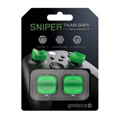 Gioteck Sniper Thumb Grips (прозрачные зеленые) цена и информация | Аксессуары для компьютерных игр | kaup24.ee