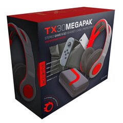 Gioteck TX30 Mega Pack incl. Stereo Game & Go Headset (Grey/Red) цена и информация | Наушники | kaup24.ee