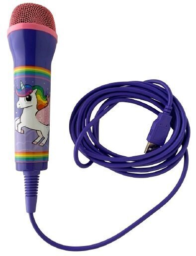 IMP Unicorn Rainbow Microphone - 3M Cable hind ja info | Mikrofonid | kaup24.ee