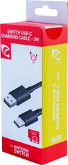 Piranha Switch USB-C laadimiskaabel - 3m hind ja info | Mobiiltelefonide kaablid | kaup24.ee