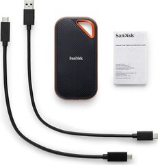 Väline SSD SanDisk Extreme Pro Portable V2 (2TB), SDSSDE81-2T00-G25 цена и информация | Жёсткие диски (SSD, HDD) | kaup24.ee