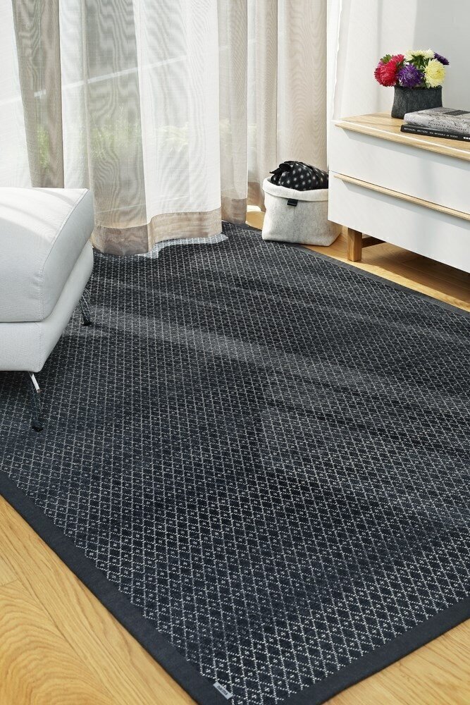 Narma kahepoolne smartWeave® šenillvaip Tsirgu, hall, 160 x 230 cm цена и информация | Vaibad | kaup24.ee