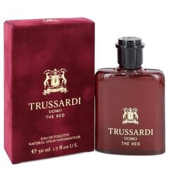 Tualettvesi Trussardi Uomo The Red EDT meestele 50 ml цена и информация | Мужские духи | kaup24.ee