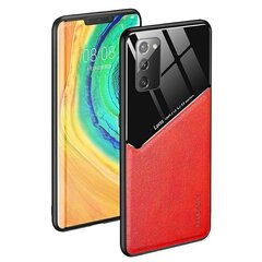 Mocco Lens Leather Back Case Кожанный чехол для Xiaomi Mi 11 Красный цена и информация | Чехлы для телефонов | kaup24.ee