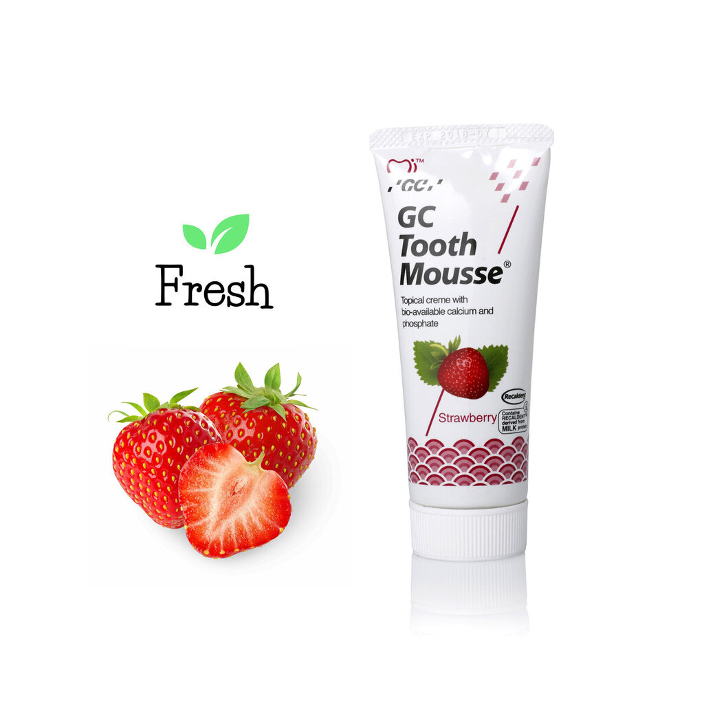 Remineraliseeriv hambakreem ilma fluoriidita GC Tooth Mousse Recaldent, 35 ml hind ja info | Suuhügieen | kaup24.ee