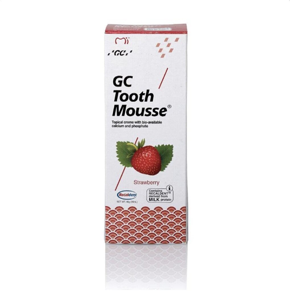 Remineraliseeriv hambakreem ilma fluoriidita GC Tooth Mousse Recaldent, 35 ml hind ja info | Suuhügieen | kaup24.ee