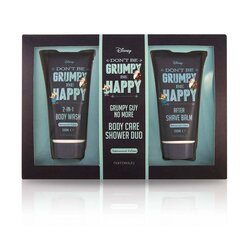 Komplekt meestele MAD BEAUTY DISNEY DON'T BE GRUMPY BE HAPPY - kinkekomplekt 2 tk, 2 x 200 ml hind ja info | Dušigeelid, õlid | kaup24.ee