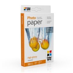 ColorWay High Glossy Photo Paper, 50 sheets, 10x15, 230 g цена и информация | Тетради и бумажные товары | kaup24.ee