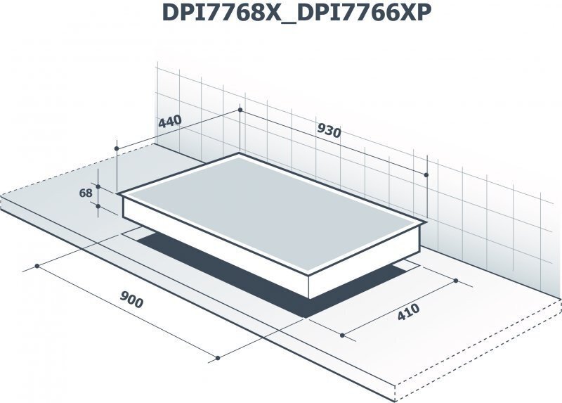 Induktsioonplaat De Dietrich DPI7766XP hind ja info | Pliidiplaadid | kaup24.ee