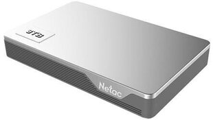 Väline kõvaketas NETAC NT05K338N-002T-30SL 2TB USB 3.0 Buffer memory size 8 MB Colour Silver NT05K338N-002T-30SL hind ja info | Netac Arvutid ja IT- tehnika | kaup24.ee