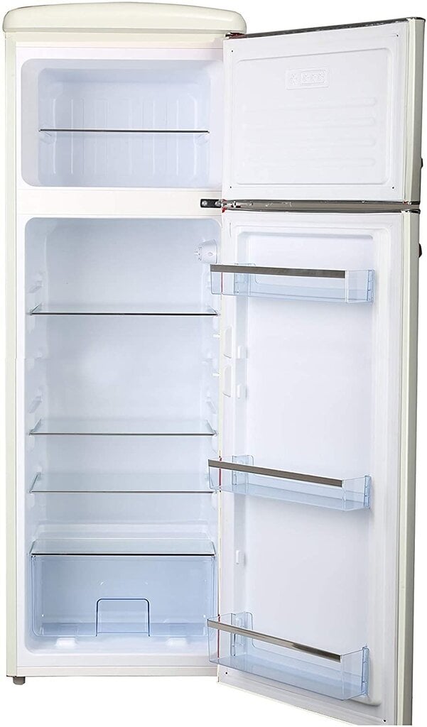 Frigelux RFDP246RCA, retro külmik, 169 cm, beež hind ja info | Külmkapid | kaup24.ee