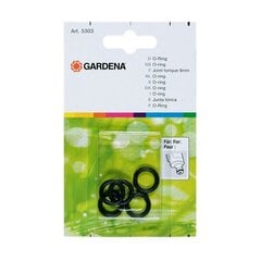Набор запасных уплотнителей Gardena, 9мм цена и информация | Оборудование для полива | kaup24.ee