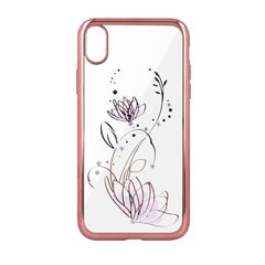 Lotus case for iPhone X / iPhone XS rose gold цена и информация | Чехлы для телефонов | kaup24.ee