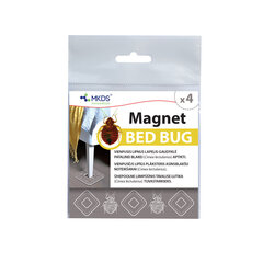 MKDS Magnet BED BUG клейкая ловушка для постельных клопов, 4 шт цена и информация | Насекомые | kaup24.ee