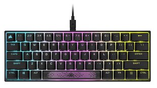 Corsair K65 RGB MINI Cherry MX Red US цена и информация | Клавиатуры | kaup24.ee