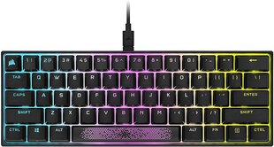 Клавиатура Corsair K65 RGB MINI, CHERRY MX Red, US цена и информация | Клавиатуры | kaup24.ee