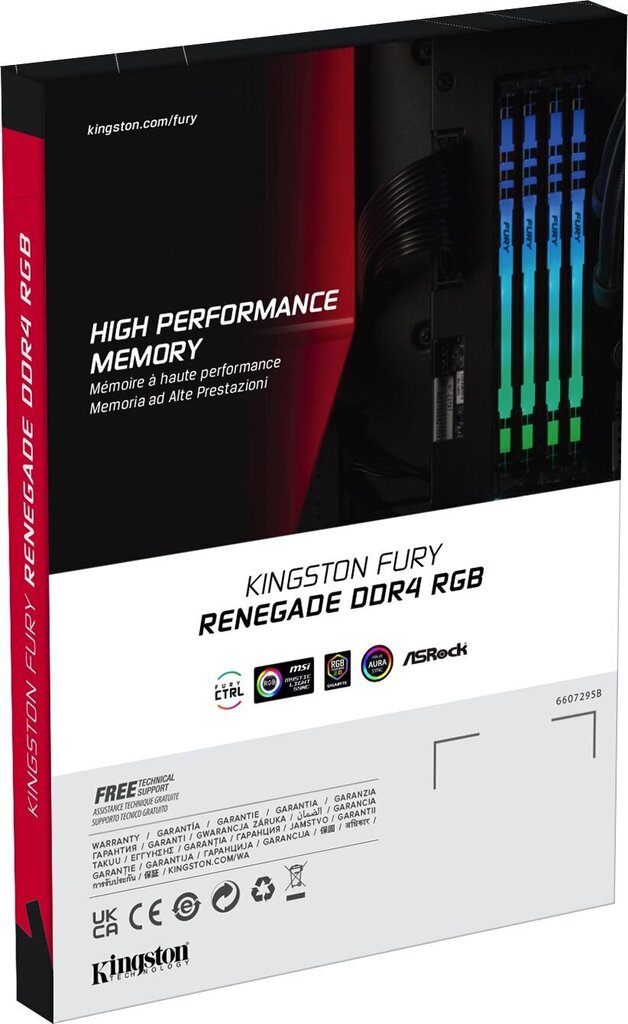 Kingston Fury Renegade RGB цена и информация | Operatiivmälu (RAM) | kaup24.ee