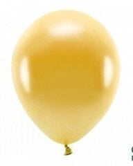 Öko õhupallid 30 cm 10 tk, tume-kuldsed läikivad hind ja info | Õhupallid | kaup24.ee