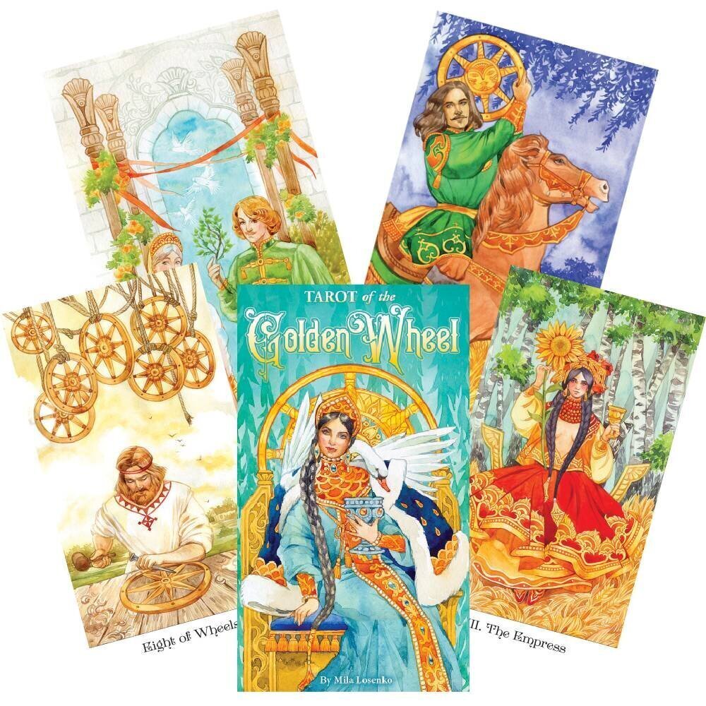 Taro kaardid Tarot of the Golden Wheel hind ja info | Esoteerika | kaup24.ee