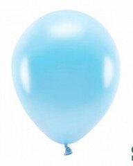 Öko õhupallid 30 cm 10 tk, helesinised läikivad hind ja info | Õhupallid | kaup24.ee