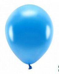 Эко воздушные шары 30 см 10 шт, темно-синие блестящие цена и информация | Шарики | kaup24.ee