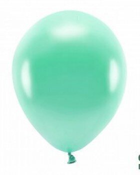 Öko õhupallid 30 cm 10 tk, läikivad rohelised цена и информация | Õhupallid | kaup24.ee