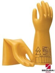Диэлектрические перчатки Elsec 10 (до 7500В) цена и информация | Рабочие перчатки | kaup24.ee