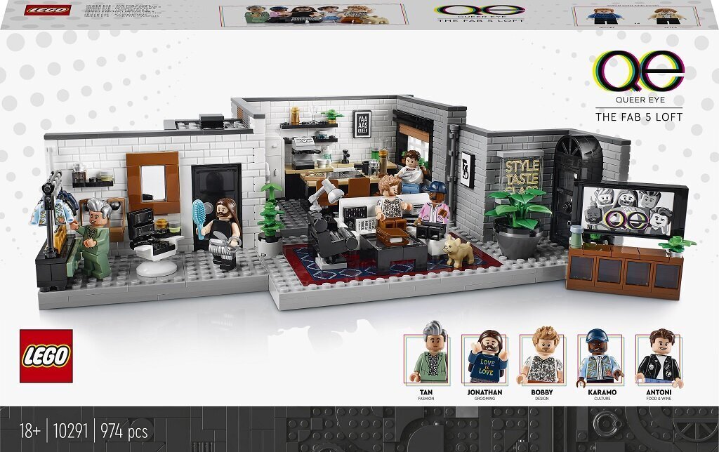 10291 LEGO® Icons The Fab 5 korter цена и информация | Klotsid ja konstruktorid | kaup24.ee