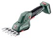 Akuga murukäärid PowerMaxx SGS 12 Q, karkass, Metabo цена и информация | Aiatööriistad | kaup24.ee