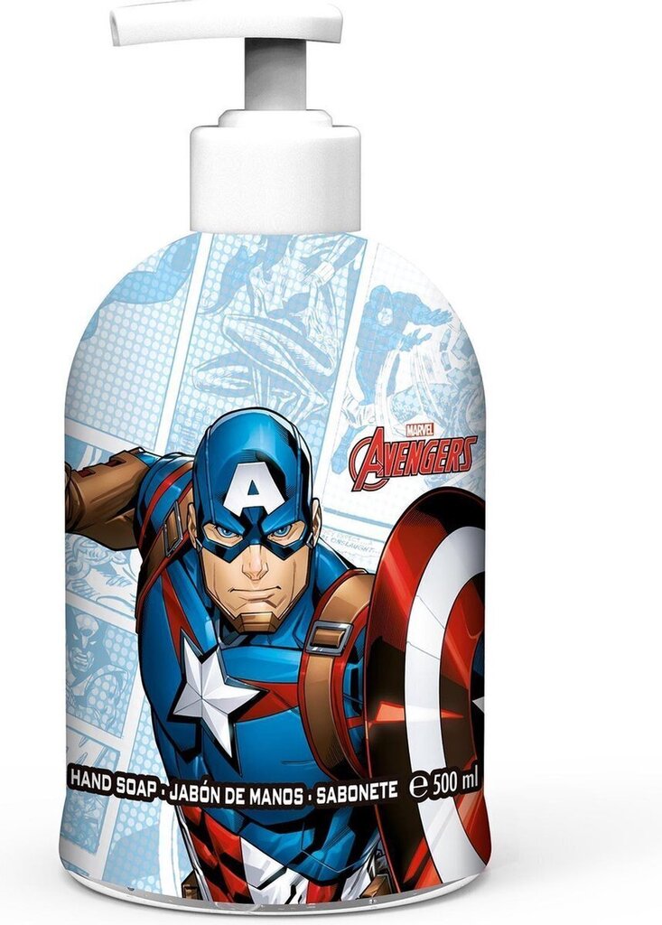 Vedel käteseep lastele Captain America, 500 ml hind ja info | Laste ja ema kosmeetika | kaup24.ee