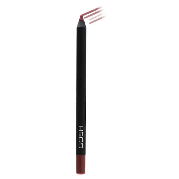 GOSH Velvet Touch Lipliner veekindel huulelainer 1.2 g, 012 Raisen цена и информация | Huulepulgad, -läiked, -palsamid, vaseliin | kaup24.ee