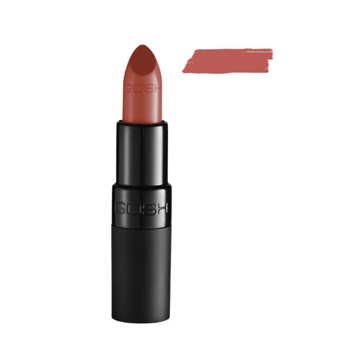 GOSH Velvet Touch Lipstick huulepulk 4 g, 122 Nougat цена и информация | Huulepulgad, -läiked, -palsamid, vaseliin | kaup24.ee