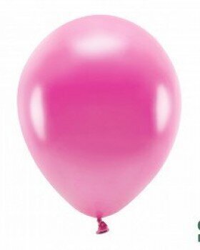 Öko õhupallid 30 cm 10 tk, tumeroosad läikivad цена и информация | Õhupallid | kaup24.ee