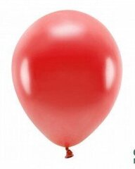 Öko õhupallid 30 cm 10 tk, tumepunased läikivad цена и информация | Шарики | kaup24.ee