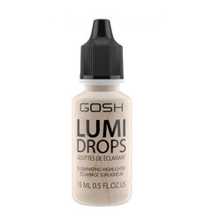 GOSH Lumi Drops highlighter 15 ml, 004 Peach hind ja info | Päikesepuudrid, põsepunad | kaup24.ee