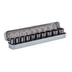 Löökpadrunite komplekt 1/2" 10-osaline 10, 11, 12, 13, 15, 17, 19, 21, 22, 24 mm hind ja info | Käsitööriistad | kaup24.ee