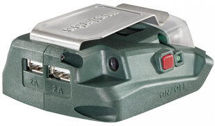Адаптер для аккумулятора PA 14.4-18 LED-USB, Metabo цена и информация | Шуруповерты, дрели | kaup24.ee