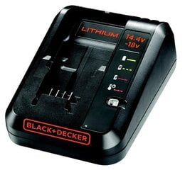 Akulaadija Black&Decker 14,4 - 18V 1 Amp цена и информация | Шуруповерты, дрели | kaup24.ee