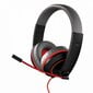 Juhtmega mänguri kõrvaklapid Gioteck XH100S - Grey/Red (PlayStation 4, Xbox One, PC) hind ja info | Kõrvaklapid | kaup24.ee