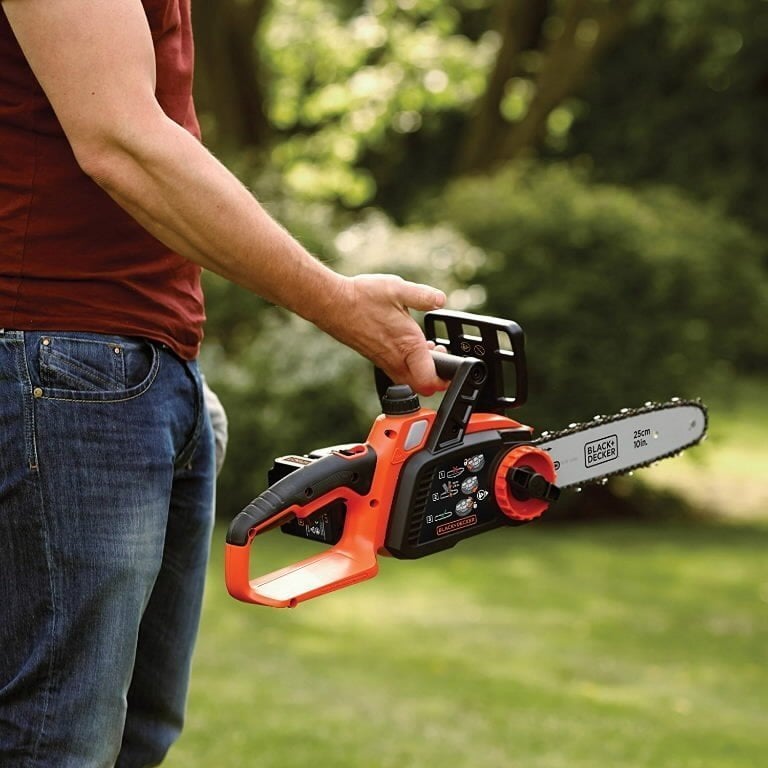 Akuga kettsaag GKC1825L20 / 18 V / 2 Ah / 25 cm, Black+Decker hind ja info | Kettsaed, mootorsaed | kaup24.ee