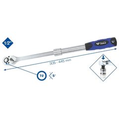 teleskoopnarre 1/2´´, 460-600mm, Brilliant Tools цена и информация | Механические инструменты | kaup24.ee